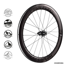 VISION METRON 60 SL DISC DRAHTREIFENTL Disc 700c Carbon Wheelset