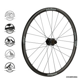 VISION Team Aero Gravel i23 Laufradsatz Disc 700c Aluminium Wheelset