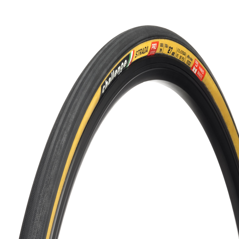 CHALLENGE Strada 27 622 Clincher Non TLR Tan Road Tire 00522