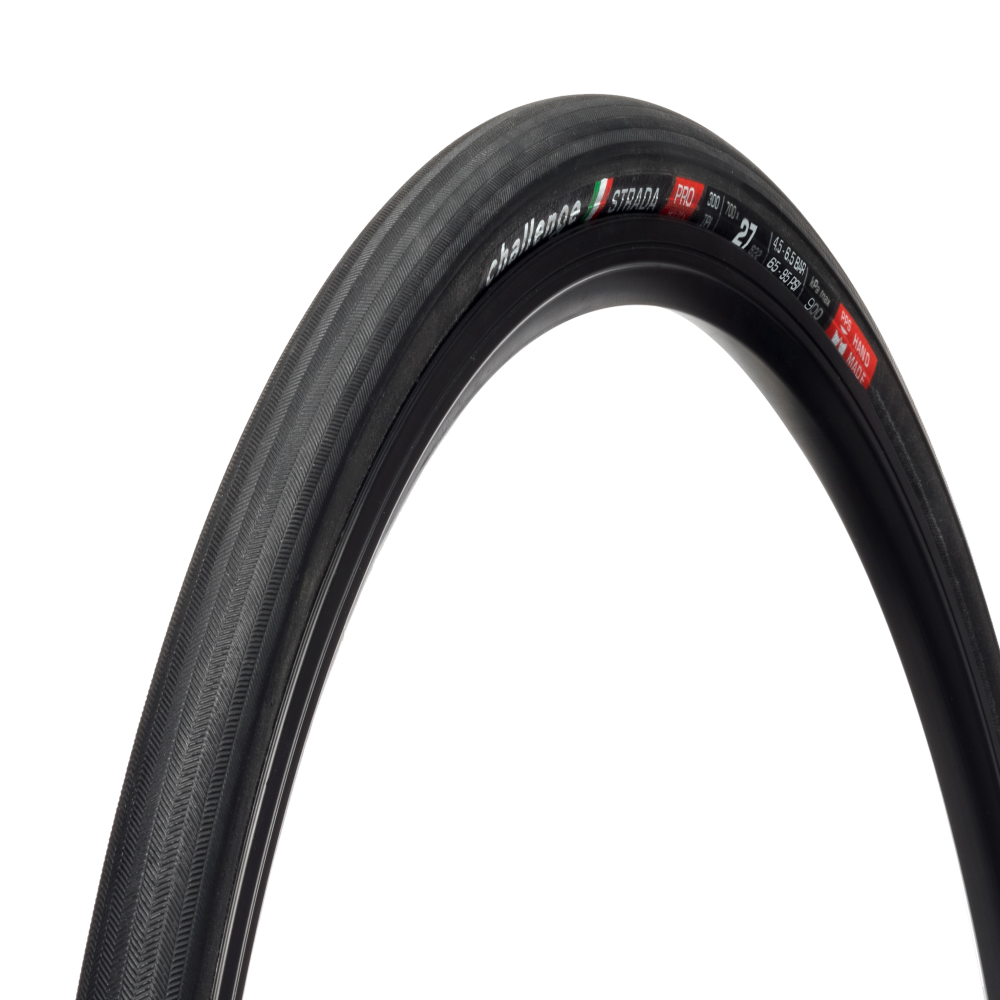 CHALLENGE Strada 27 622 Clincher Non TLR Black Road Tire 00523