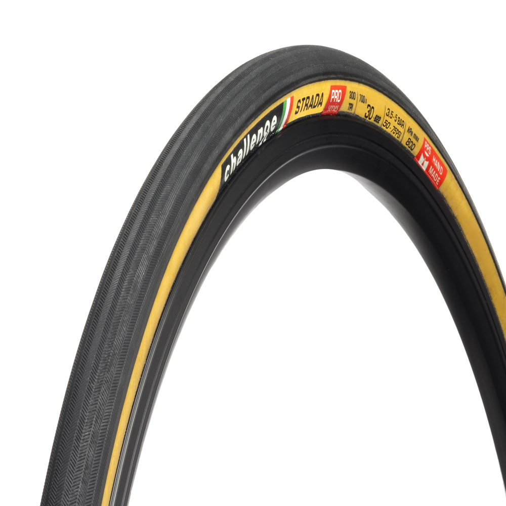 CHALLENGE Strada 30 622 Clincher Non TLR Tan Road Tire 00528