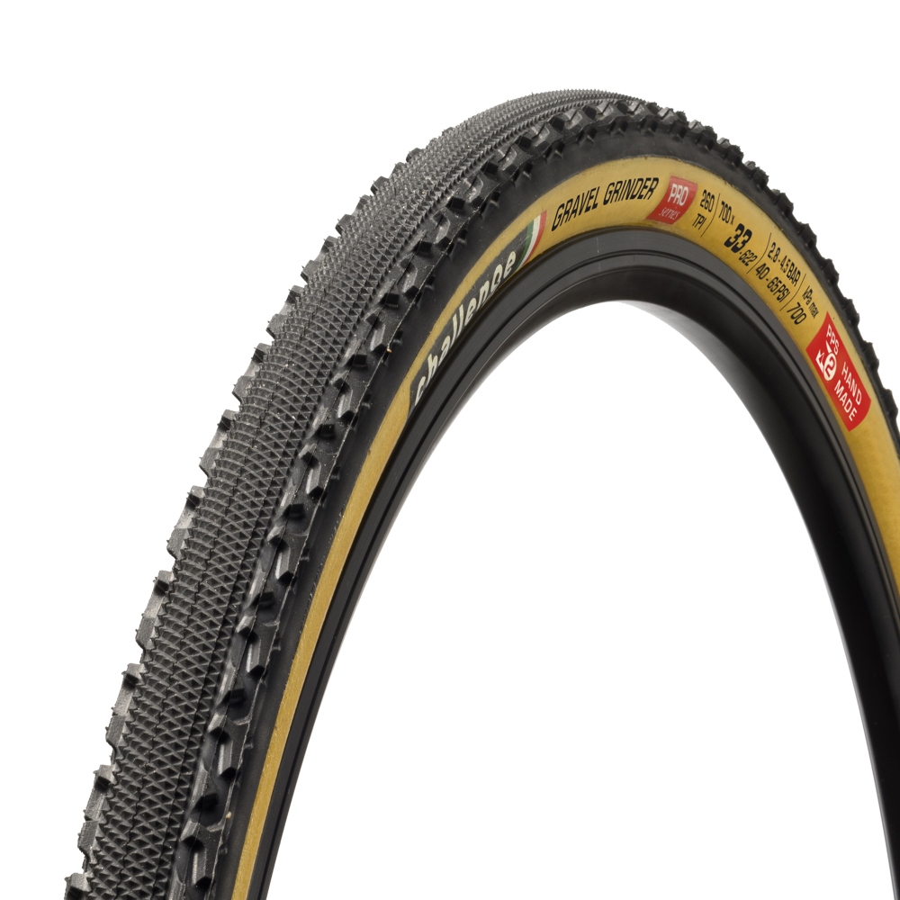 CHALLENGE Gravel Grinder 33 622 Clincher Non TLR Tan Gravel CX Tire 00535