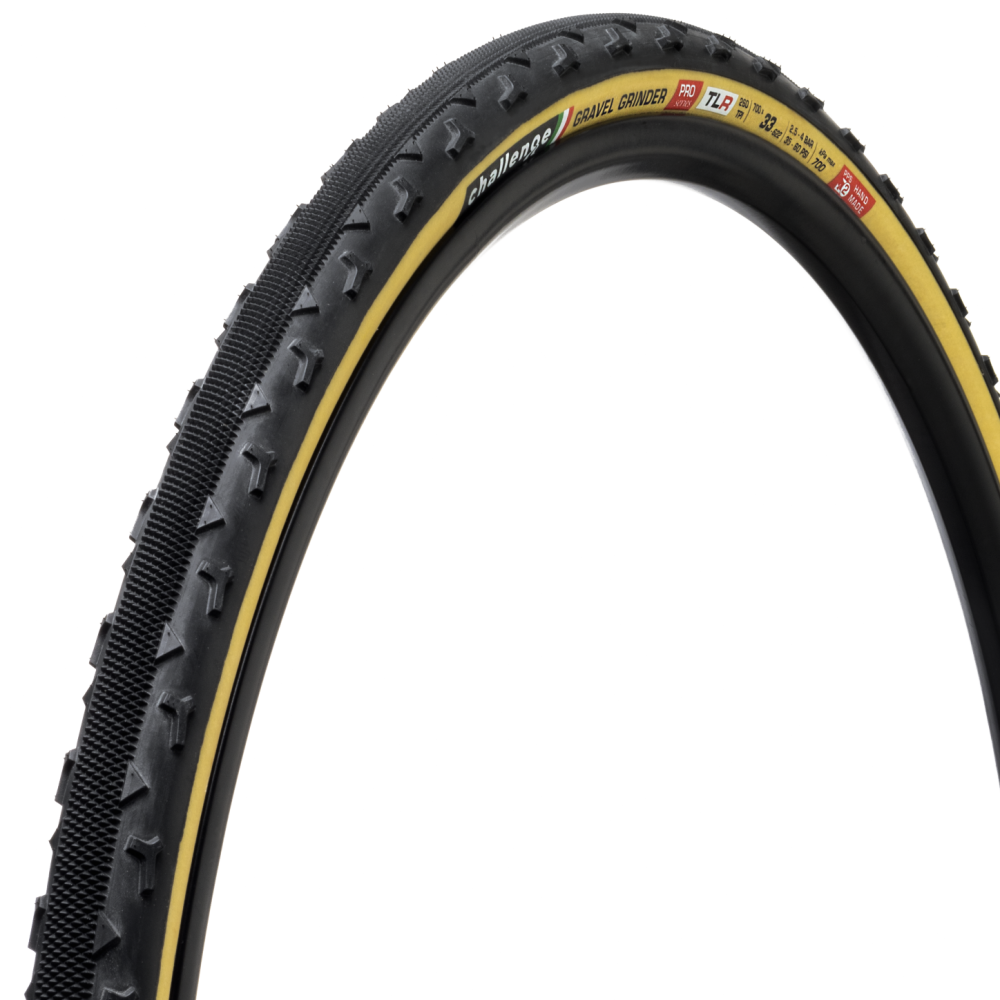 CHALLENGE Gravel Grinder 33 622 Tubeless TLR Tan Gravel CX Tire 00537