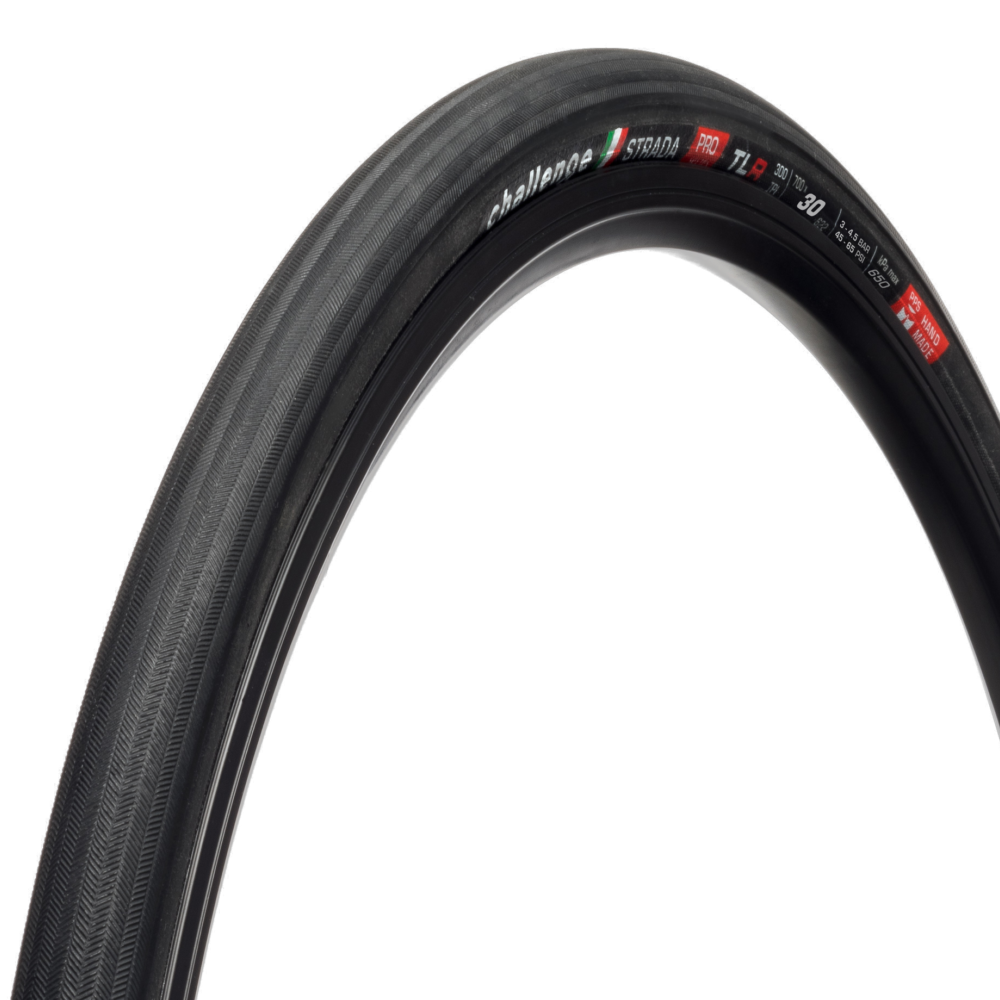 CHALLENGE Strada 30 622 Tubeless TLR Black Road Tire 00558