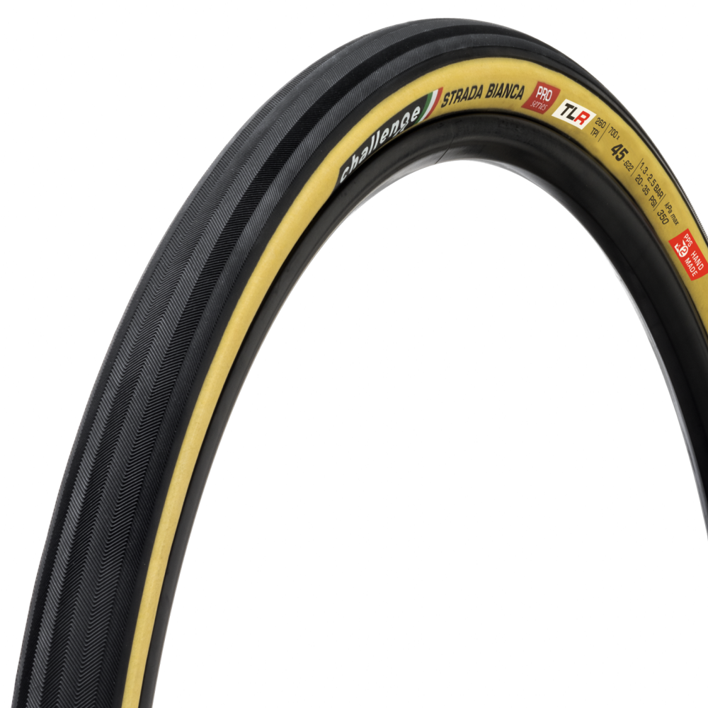 CHALLENGE Strada Bianca 45 622 Tubeless TLR Tan Gravel CX Tire 00566