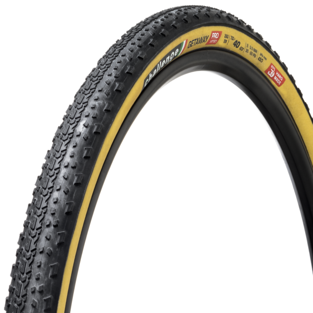 CHALLENGE Getaway 40 622 Clincher Non TLR Tan Gravel CX Tire 00576