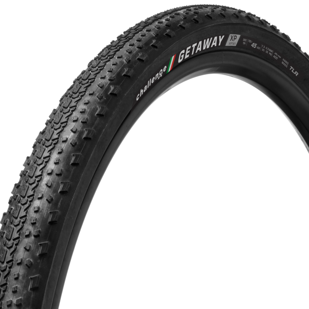 CHALLENGE Getaway XP 45 622 Tubeless TLR Black Gravel CX Tire 00580