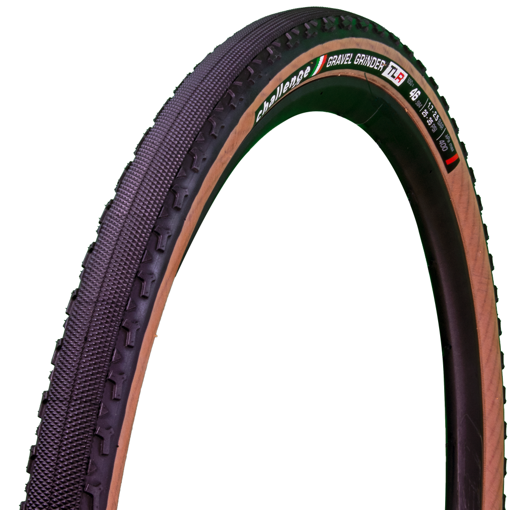 CHALLENGE Gravel Grinder 46 584 Tubeless TLR Tan Gravel CX Tire 02029