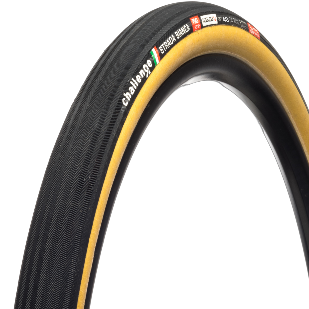 CHALLENGE Strada Bianca 40 28 Tubular Tubeless TLR Tan Gravel CX Tire 10662