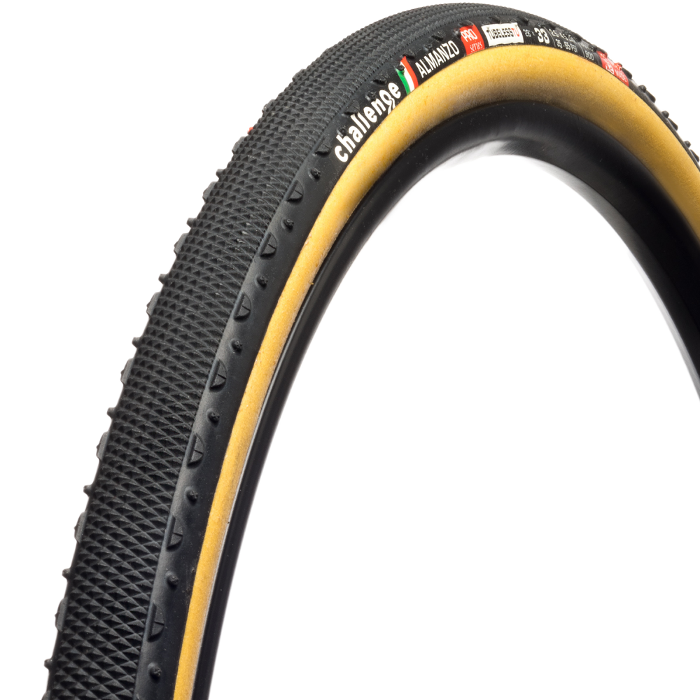 CHALLENGE Almanzo 33 28 Tubular Tubeless TLR Tan Gravel CX Tire 10665