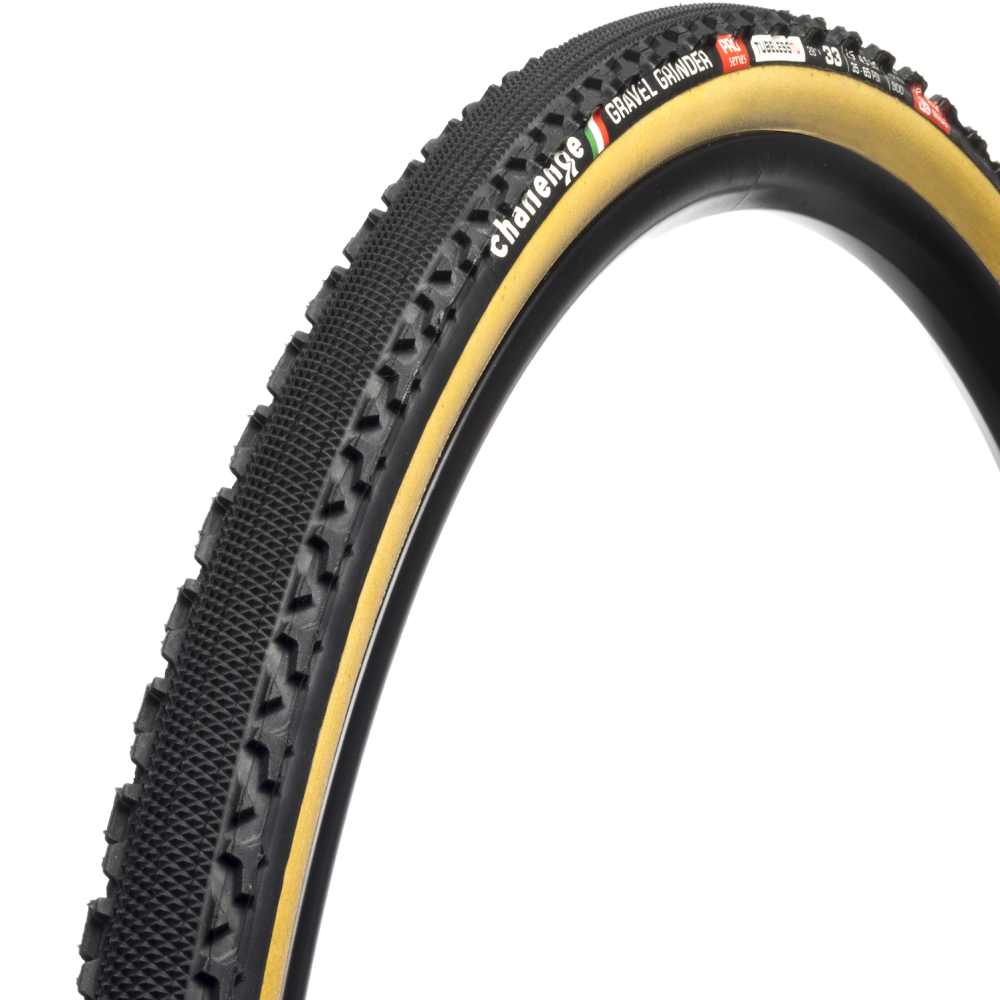 CHALLENGE Gravel Grinder 33 28 Tubular Tubeless TLR Tan Gravel CX Tire 10670