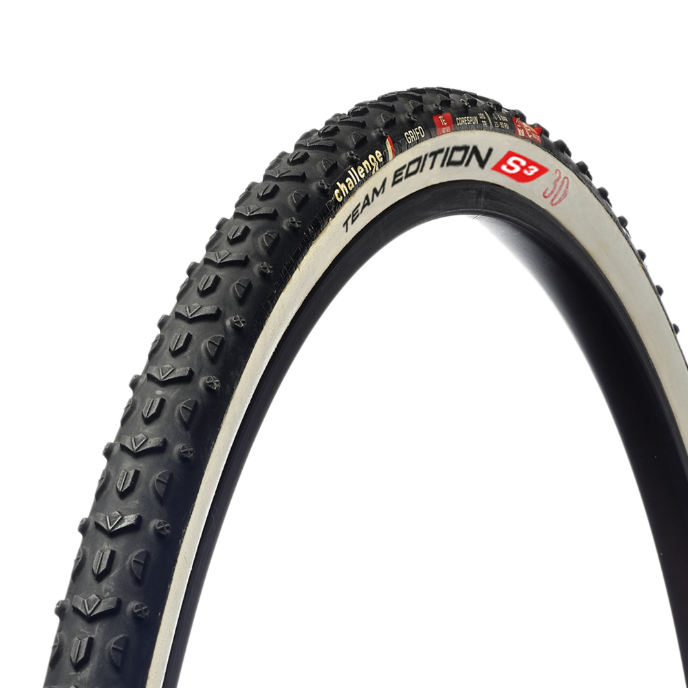 CHALLENGE Grifo 30 28 Tubular Tubular White Gravel CX Tire 10851