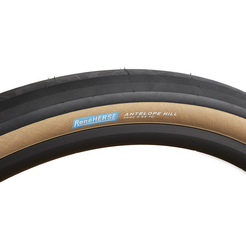 RENE HERSE Antelope Hill TC Tire Endurance Plus Casing 55 622 Tubeless TLR Tan Gravel CX Tire