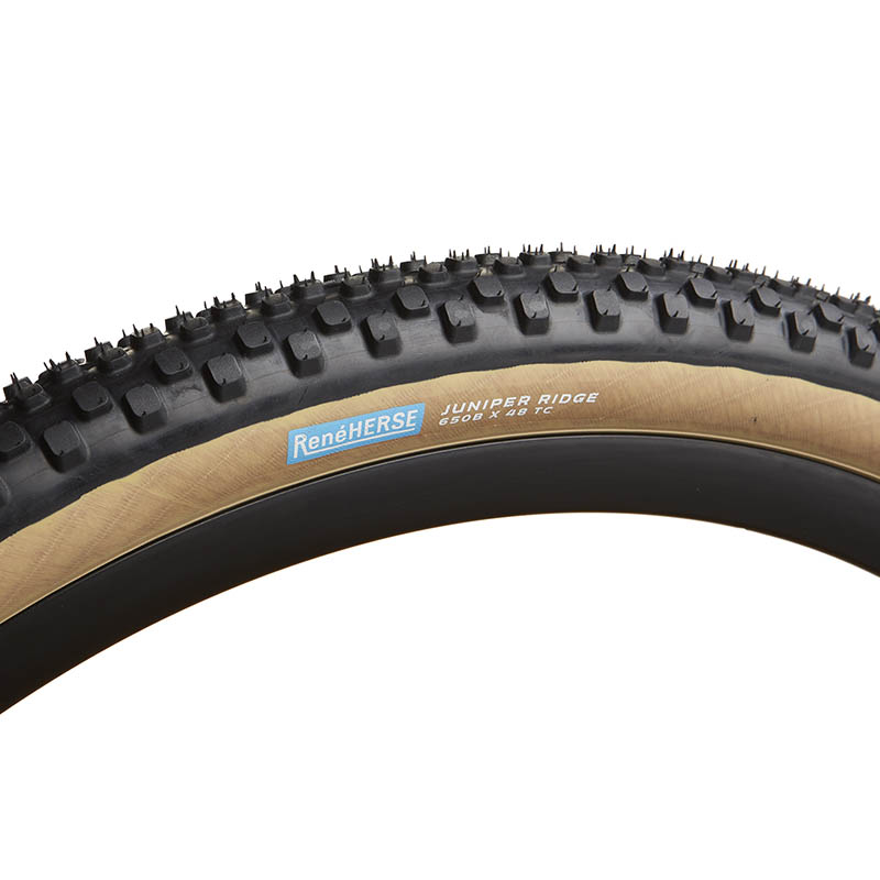 RENE HERSE Juniper Ridge TC Tire Endurance Plus Casing 48 584 Tubeless TLR Tan Gravel CX Tire