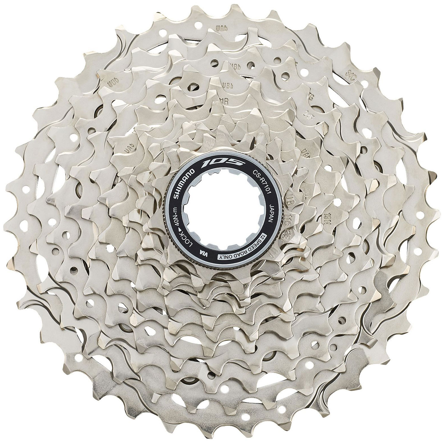 SHIMANO 105 CS R7101 12 11 34 HG EV 11 Speed Road Cassette