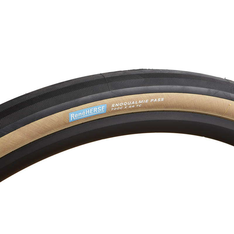 RENE HERSE Snoqualmie Pass TC Tire Endurance Plus Casing 44 622 Tubeless TLR Tan Gravel CX Tire