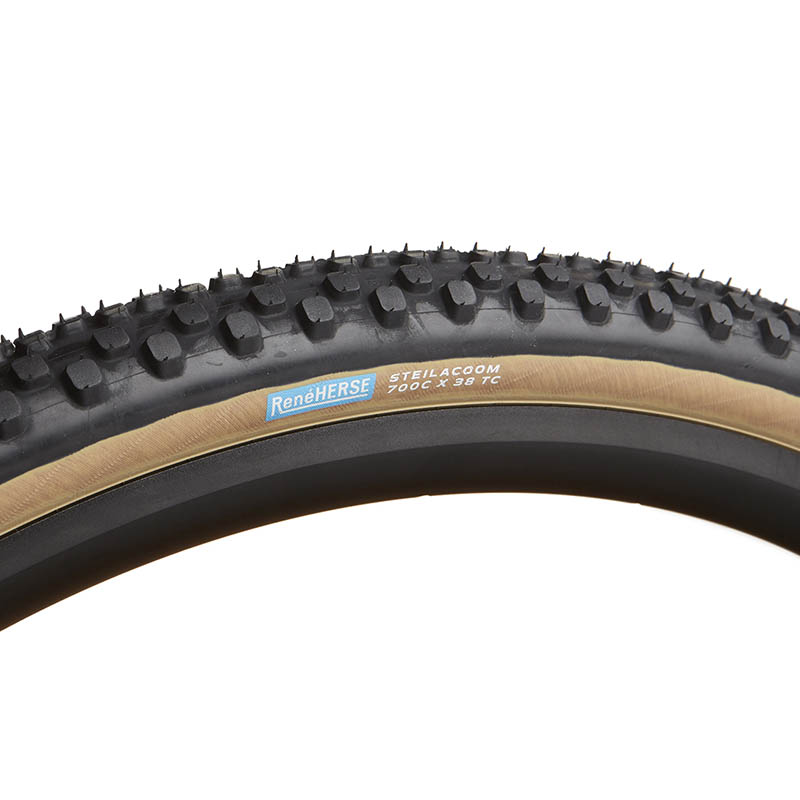 RENE HERSE Steilacoom TC Tire Endurance Casing 38 622 Tubeless TLR Tan Gravel CX Tire