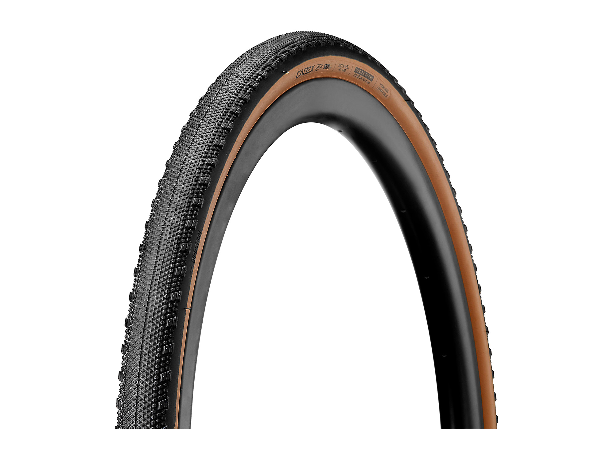 CADEX AR Tubeless Reifen 40 622 Tubeless TLR Tan Gravel CX Tire 340000238